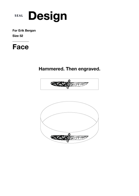 Tegning for gravering