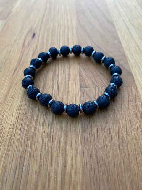Lavastein armbånd