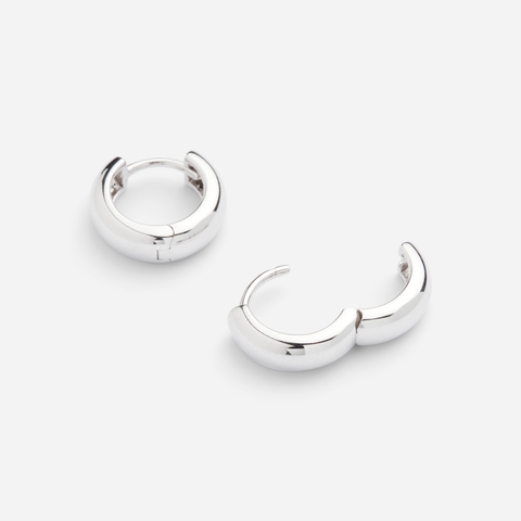 Huggie Silver - Earrings
